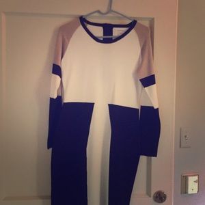 Calvin Klein color block dress